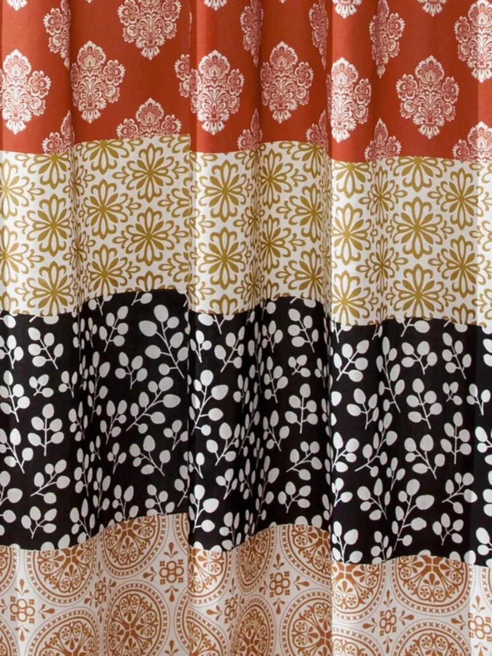 Bold Bohemian Boho Global Decor Style Pair of 2 Curtain Panels 52 x 84 NIP NEW